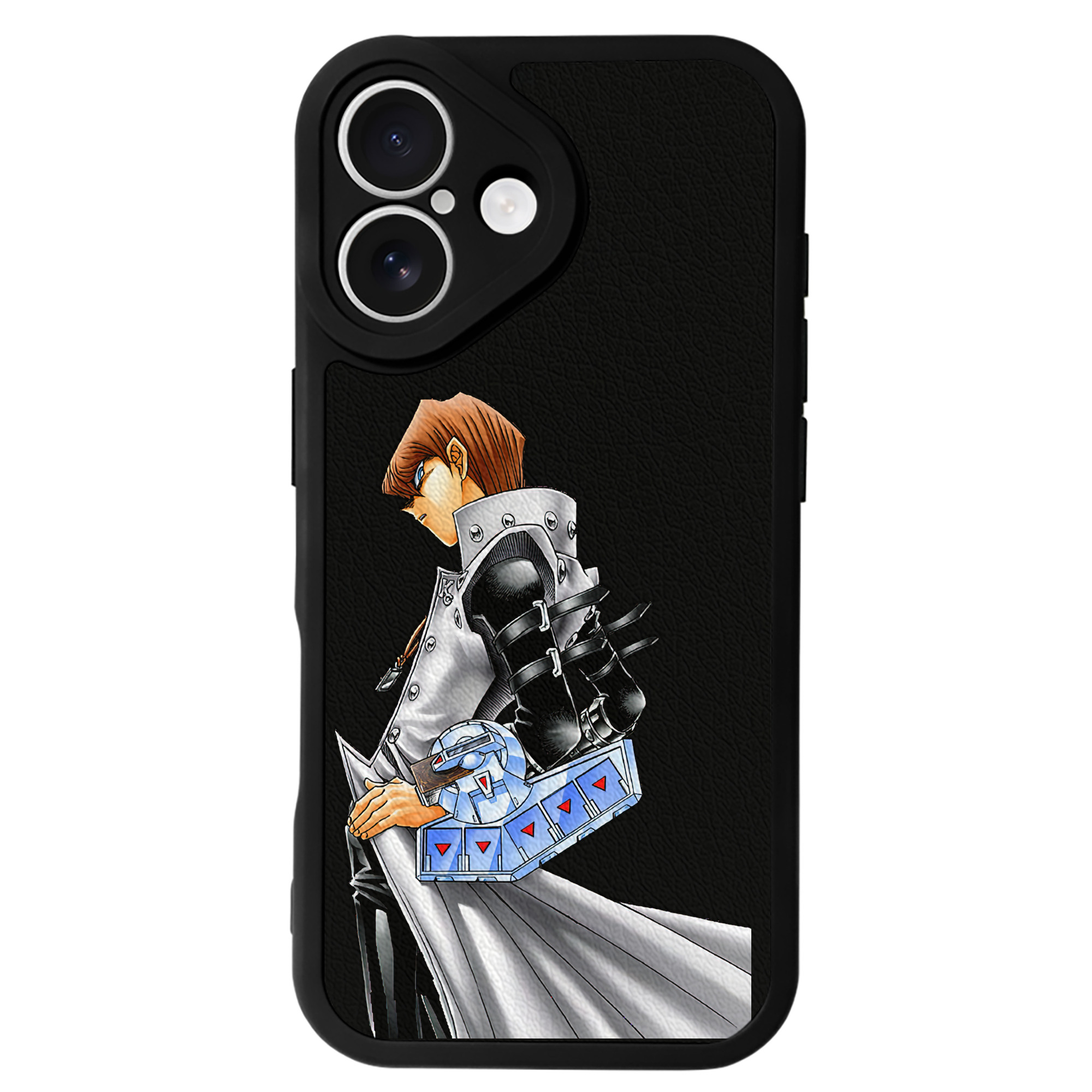 遊☆戯☆王 Yu-Gi-Oh! 【iPhone 16シリーズ対応】シリコンスマホケース（レザー調） 材質：シリコン